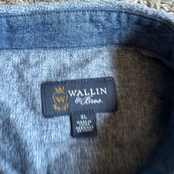 Wallin & Bros Button Down Shirt XL Flannel - Picture 2 of 6